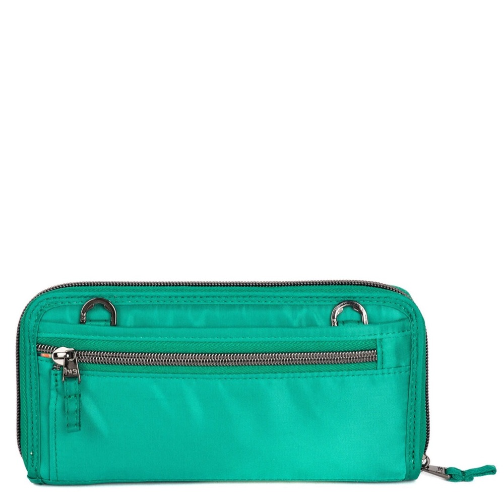 Lug Kickflip SE Convertible RFID Wallet Kelly Green or Poppy Red NWT - Picture 6 of 16